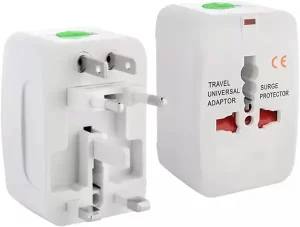 Adaptador Tomada Universal Padrão Internacional 150 Países Viagem Bivolt
