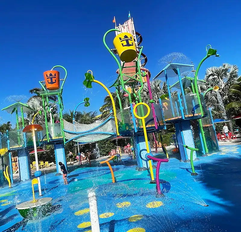 CocoCay tem espaço para as crianças