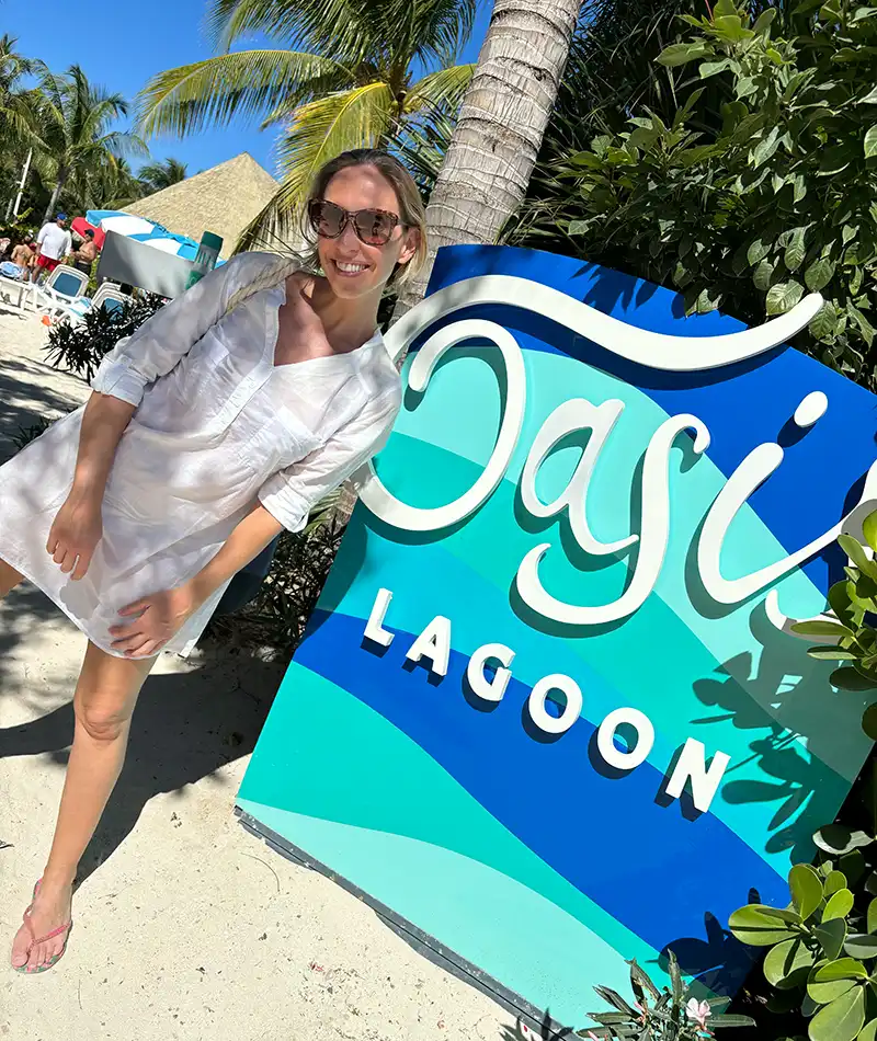 Maria Elisa do Mipylist no Oasis Lagoon