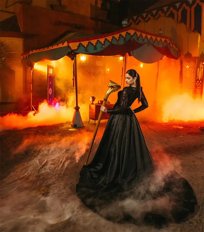 vestido inspirado no Jafar