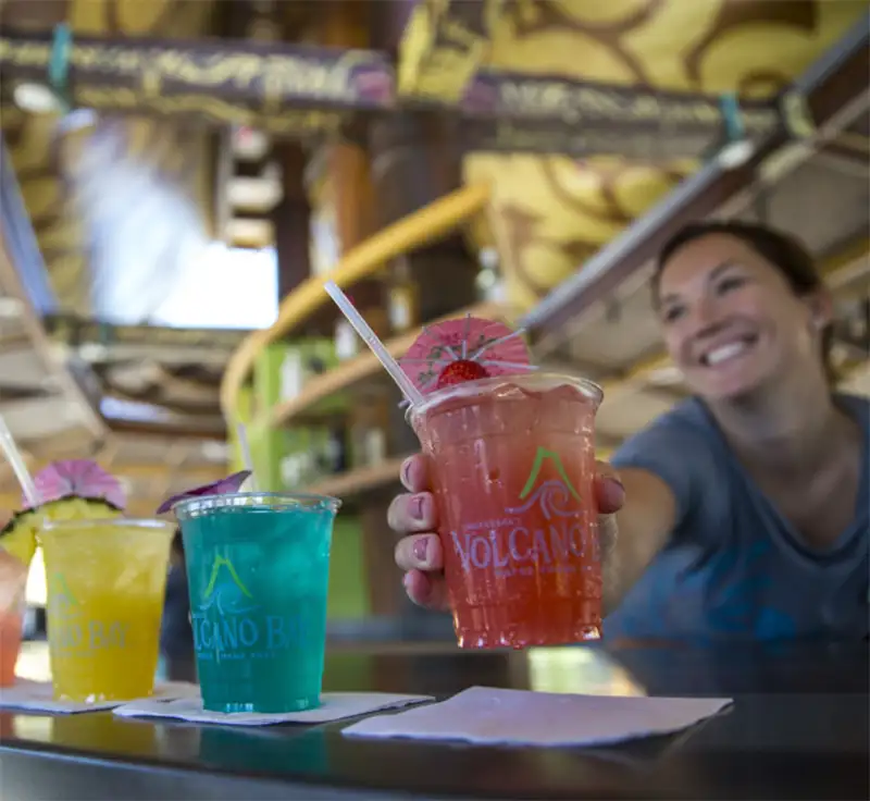 restaurantes Volcano Bay