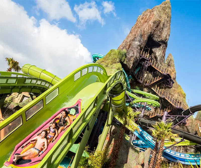 atrações do Volcano Bay