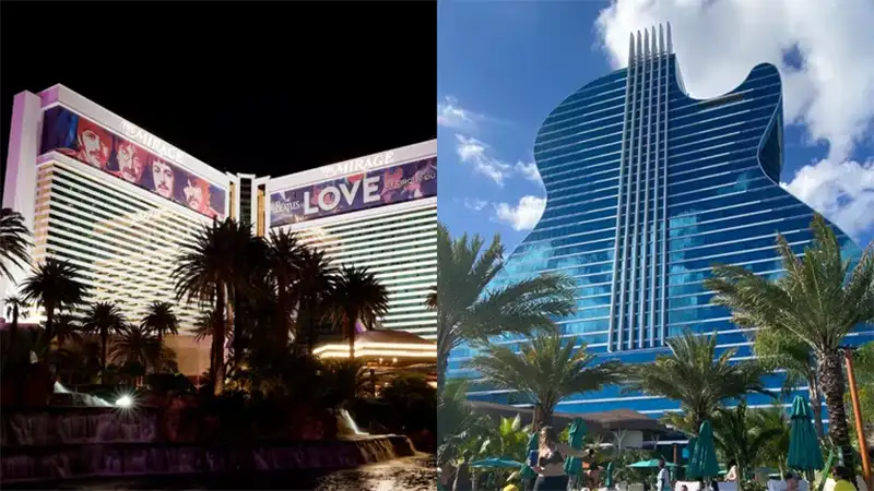 Hard Rock Hotel & Casino and Guitar Hotel