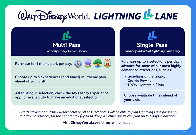 Lightning Lane Single Pass