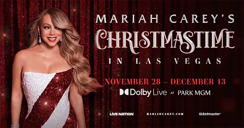 Mariah Carey: Show de Natal de 2025 acontecem em Las Vegas