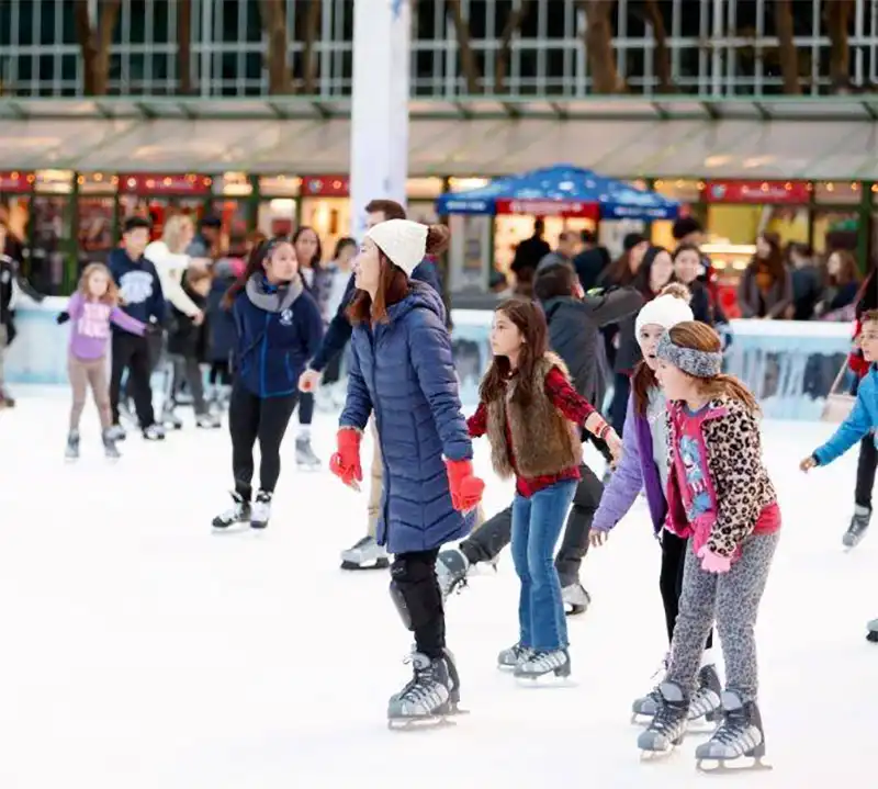 Patinação no gelo em Nova York