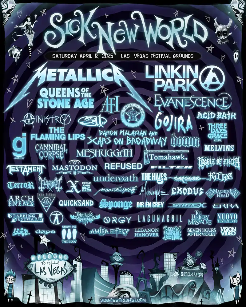  Sick New World 2025 em Las Vegas
