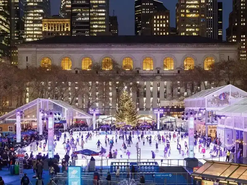 The Rink na Winter Village de Bryant Park