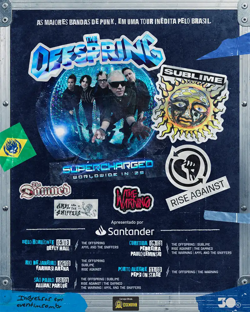 Datas - The Offspring pelo Brasil