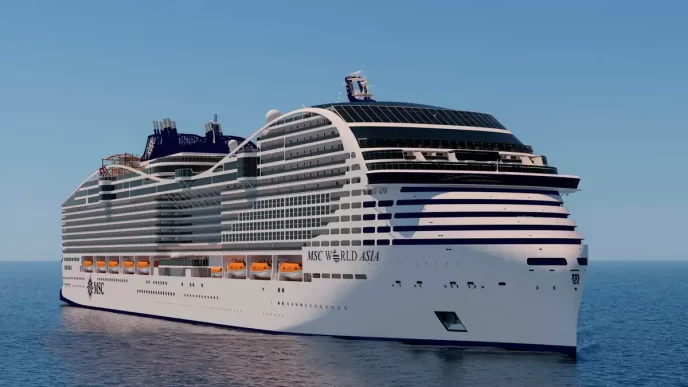 MSC Cruzeiros apresenta o novo navio MSC World Asia