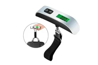 Pocket Balança Digital Portátil de Mão Até 50kg Com Alça Trava, Visor LCD Grande Para Bagagem, Pesca e Alta Precisão Premium (Estilo 1)
