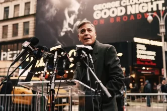 George Clooney estreia na Broadway com "Good Night, and Good Luck"