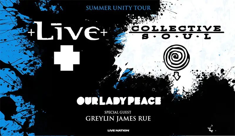 LIVE e Collective Soul: Datas e Ingressos dos shows nos EUA