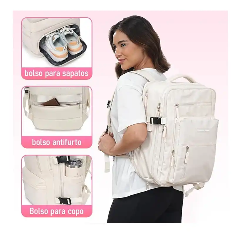 Mochila de viagem feminina em promoção