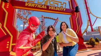 Six Flags Great Adventure inaugura montanha-russa insana do The Flash