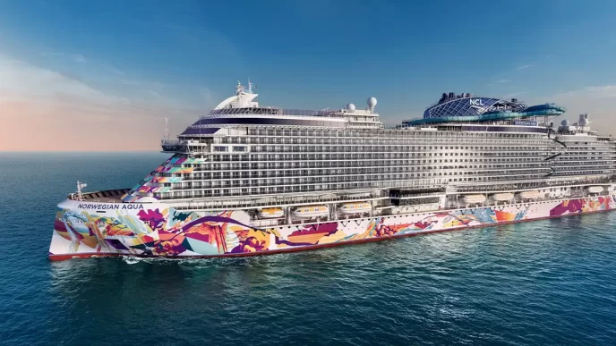 Norwegian Aqua tem viagem inaugural e promete uma experiência de cruzeiro nunca vista