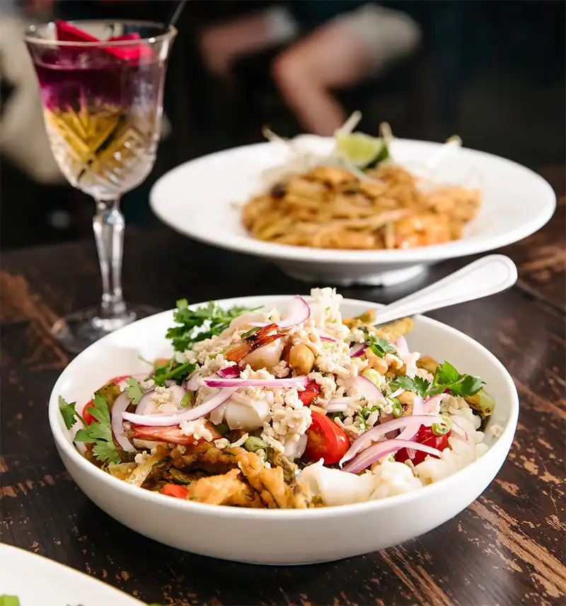Opções vegetarianas e veganas no Chelsea Market