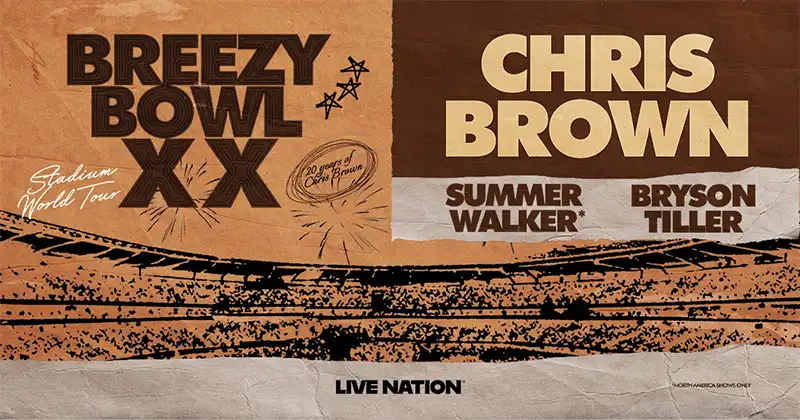 Chris Brown - Datas dos shows nos EUA e Europa em 2025
