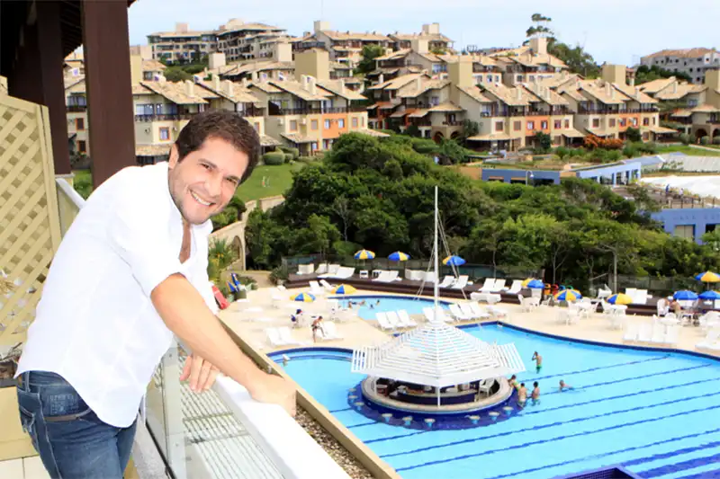 O cantor se sente em casa no Costao quando vem a Florianópolis. Foto Divulgação
