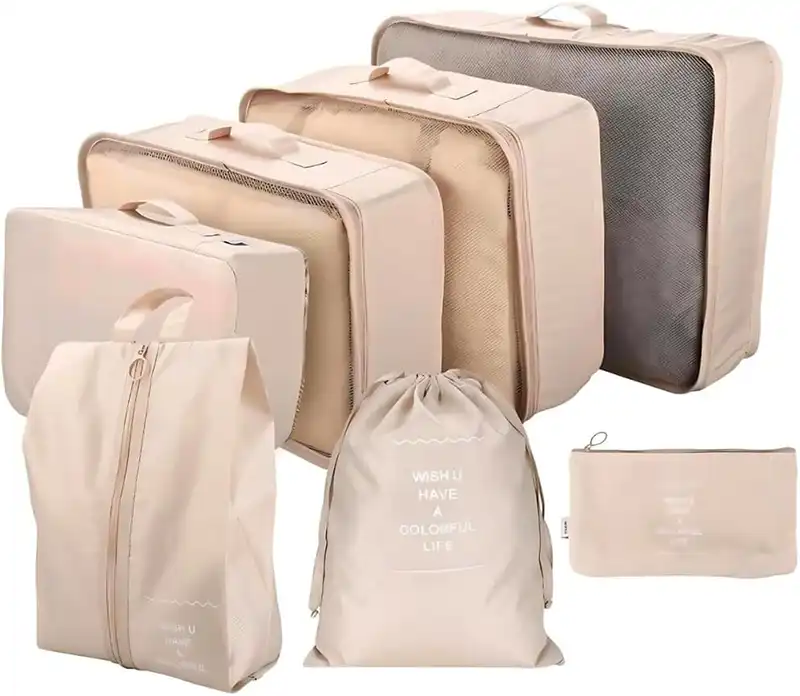 Kit Organizador de Malas (7 peças) com preço imbatível