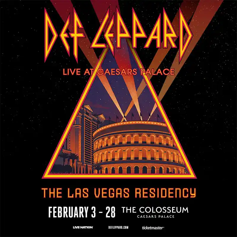 Def Leppard fará residência de shows em Las Vegas em 2026