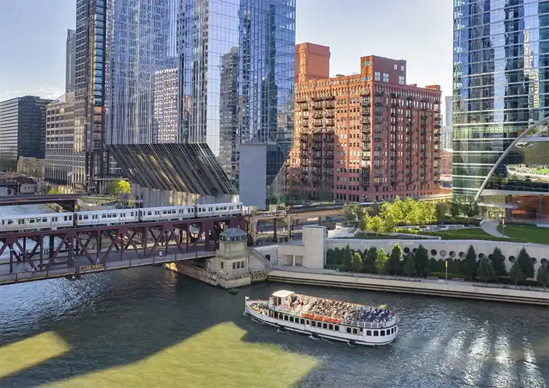Passeio de barco em Chicago