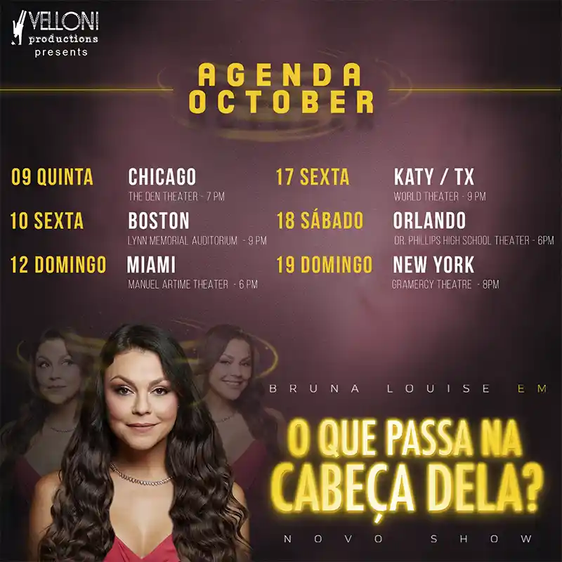 Bruna Louise leva tour “O Que Passa na Cabeça Dela” os EUA