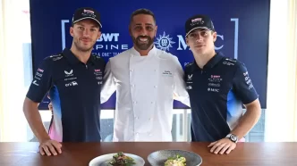 MSC Cruzeiros e Alpine F1: Alta gastronomia acelera no GP da Itália 2025