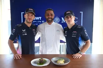 MSC Cruzeiros e Alpine F1: Alta gastronomia acelera no GP da Itália 2025