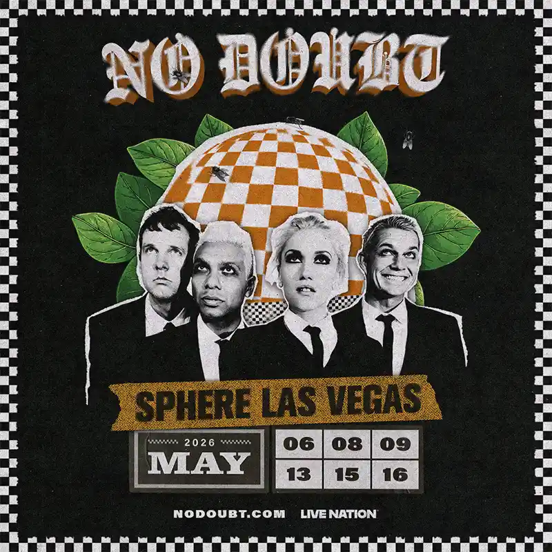 No Doubt: Shows na Sphere em Las Vegas em 2026

