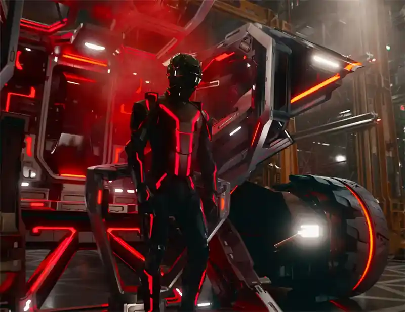 1. TRON Lightcycle / Run ganha versão inspirada no filme "Tron: Ares"
