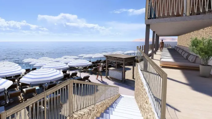 Royal Caribbean anuncia novo Beach Club em Santorini