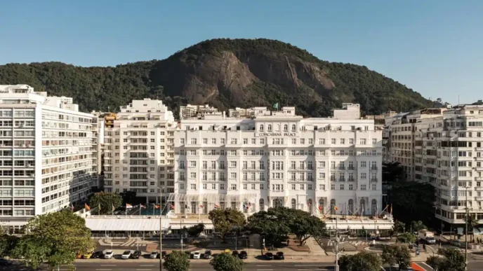 Copacabana palace é eleito um dos melhores hotéis do mundo