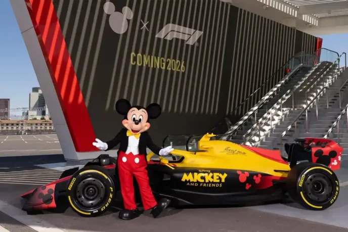 Disney e Fórmula 1 anunciam parceria com estréia em Las Vegas