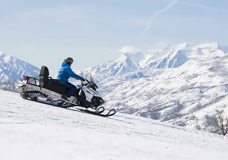 Snowmobiling