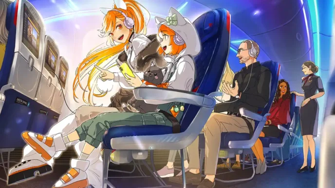 Delta e Crunchyroll se unem para levar os animes a bordo 