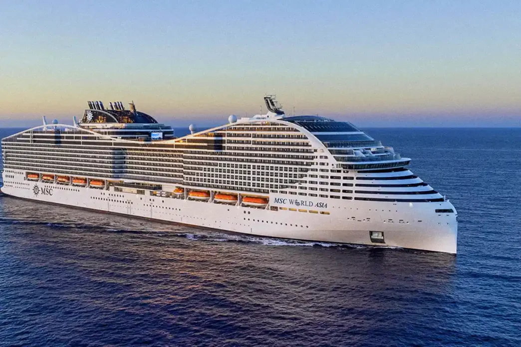MSC World Asia estreia em 2026 com o maior Yacht Club da frota