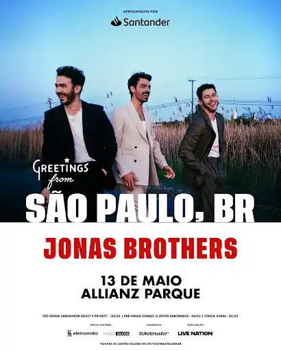 Jonas Brothers: Tudo sobre o show histórico da turnê JONAS20 no Brasil