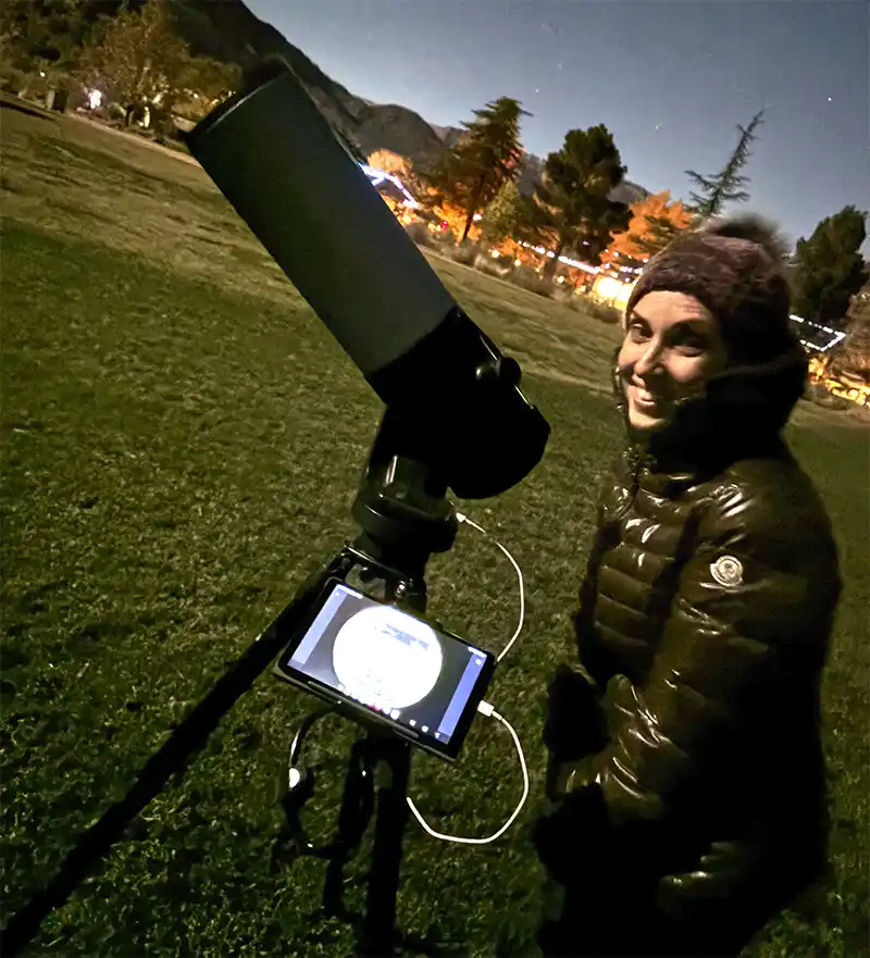 Maria Elisa da MIPYMAG na experiência em Utah.