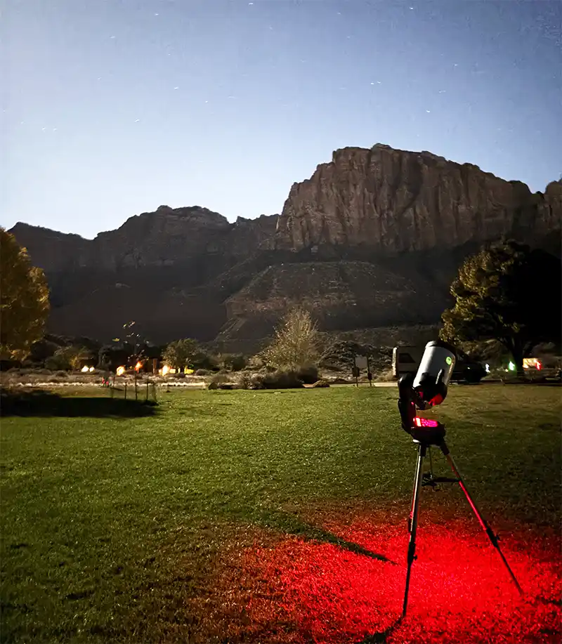 Stargazing: Observação de estrelas no Zion em Utah