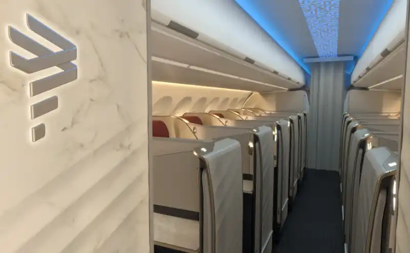 Novos aviões da LATAM terão classe executiva em corredor único