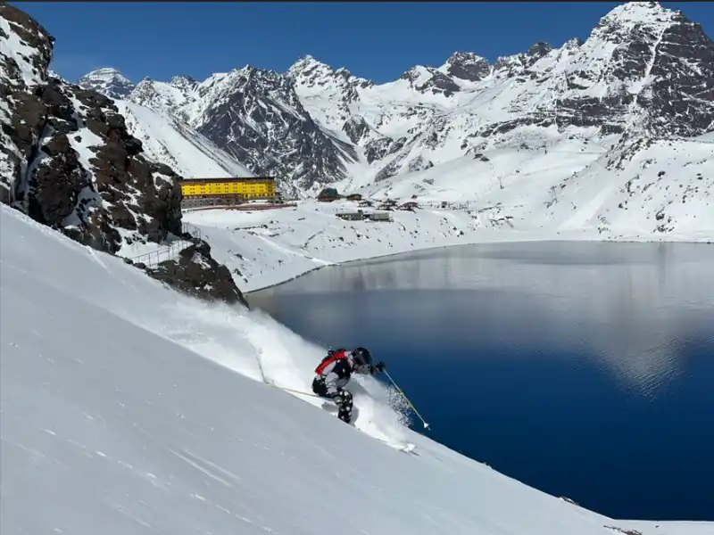 Portillo prepara a temporada de neve 2026