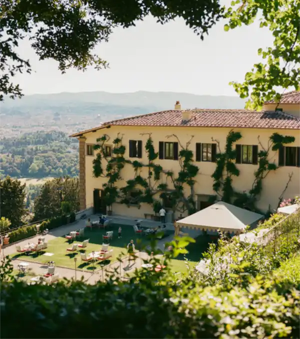 Villa San Michele celebra o outono nas colinas de Fiesole