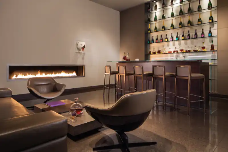 Conhaque Lounge no Guy Savoy 