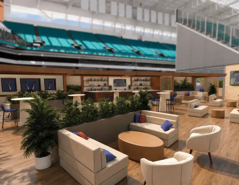 Miami Open 2027 terá novos espaços premium no Stadium Court