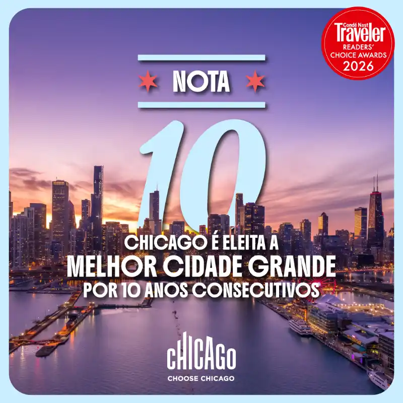 Chicago é eleita melhor cidade grande dos EUA pela 10ª vez