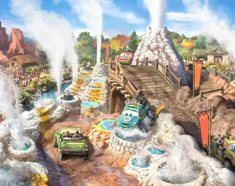 Carros no Magic Kingdom